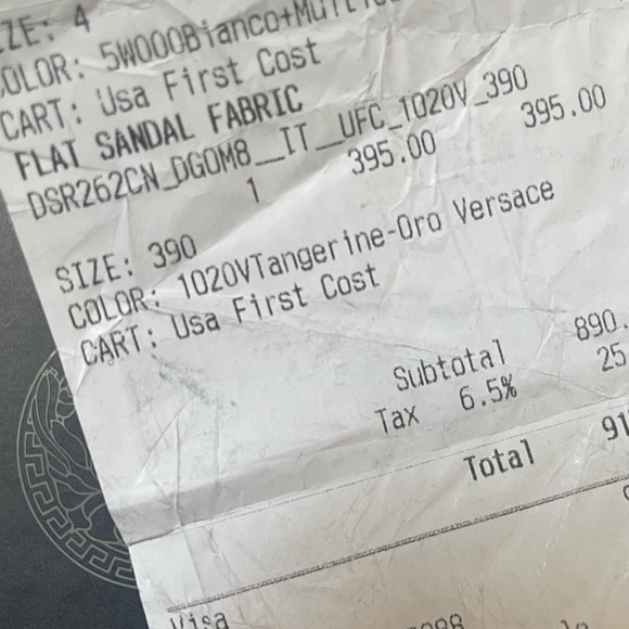 Brand new never worn Versace Medusa head slides - Picture 4 of 4